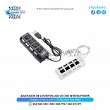 ADAPTADOR DE 4 PUERTOS USB 3.0 CON INTERRUPTORES 