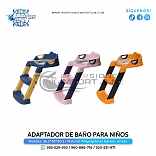 ADAPTADOR DE BAÑO PARA NIÑOS CON ESCALERA PLEGABLE