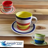 SET DE TAZA CON PLATO