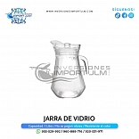 JARRA DE VÍDRIO CON TAPA  DE 1 LITRO