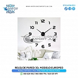 RELOJ 3D MODERNO PARA PARED