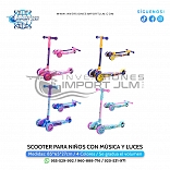 SCOOTER PARA NIÑOS MUSICAL Y CON LUCES FAST Y FUN
