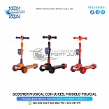 SCOOTER PARA NIÑOS MUSICAL Y CON LUCES »POLICE SPEED MASTER«