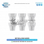 SET DE 6 MINI VASOS