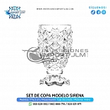 SET DE COPAS MODELO »SIRENA«