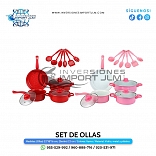 SET DE OLLAS + UTENSILIOS DE COCINA