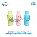 TERMO DE 2 LITROS COM DOBLE ASA Y DOS TAPAS