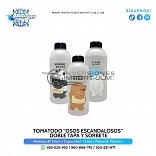 BOTELLA OSO ESCANDALOSO DOBLE TAPA Y SORBETE 
