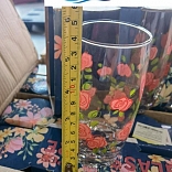 SET DE 6 VASOS LARGOS DECORADOS