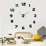 RELOJ 3D MODERNO PARA PARED