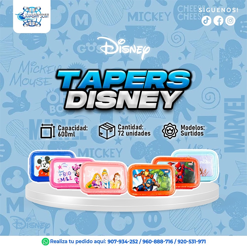 IMPORT JLM S.A.C. - TAPERS CON DISEÑO »DISNEY« 