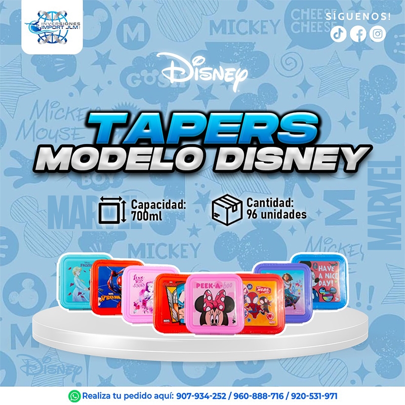 IMPORT JLM S.A.C. - TAPERS MODELO DISNEY