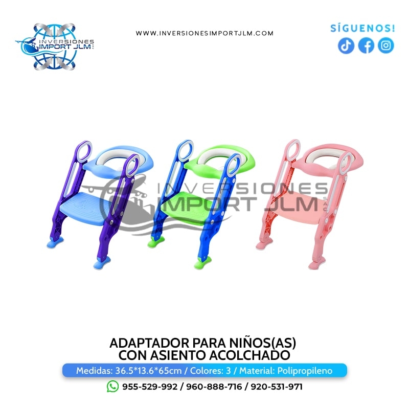 IMPORT JLM S.A.C. - ADAPTADOR PARA NIÑOS(AS) CON ASIENTO ACOLCHADO