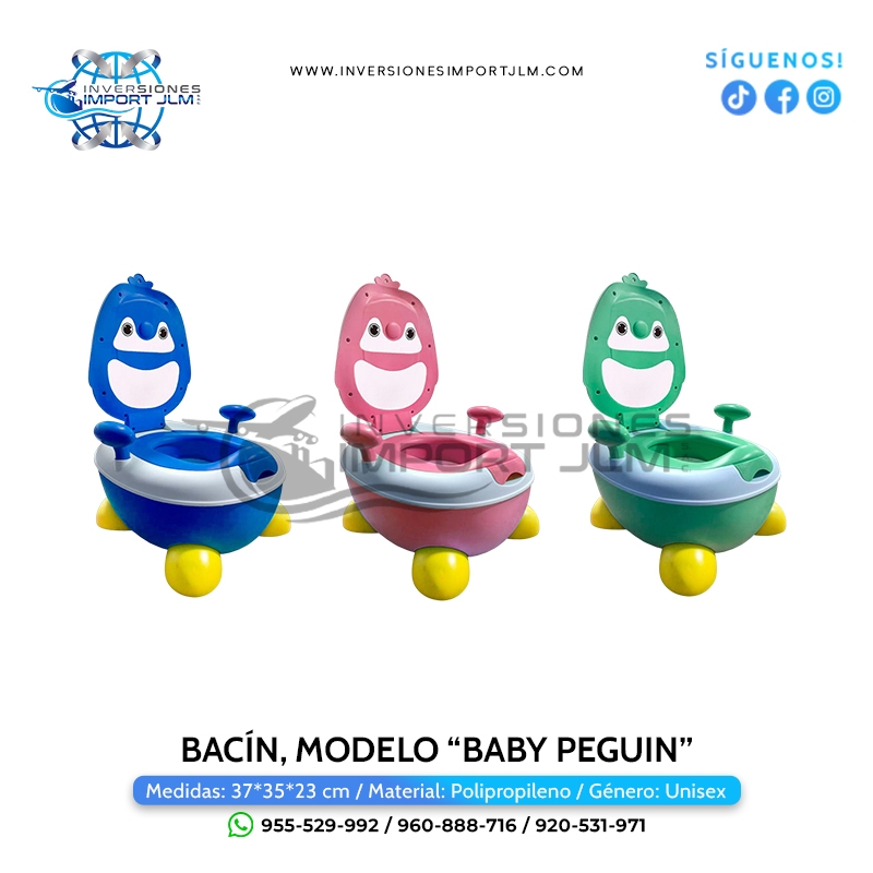 IMPORT JLM S.A.C. - BACÍN PARA BEBÉS MODELO »BABY PENGUIN«