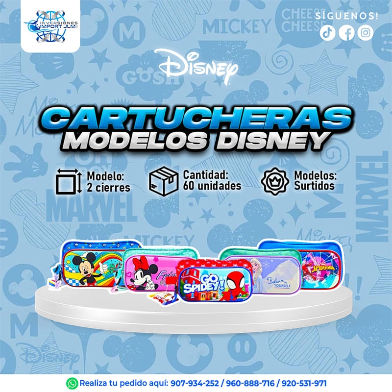 IMPORT JLM S.A.C. - CARTUCHERAS DISEÑO »DISNEY«