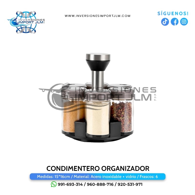 IMPORT JLM S.A.C. - CONDIMENTERO ORGANIZADOR