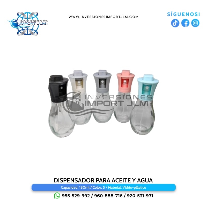 IMPORT JLM S.A.C. - DISPENSADOR DE AGUA DE 160ml