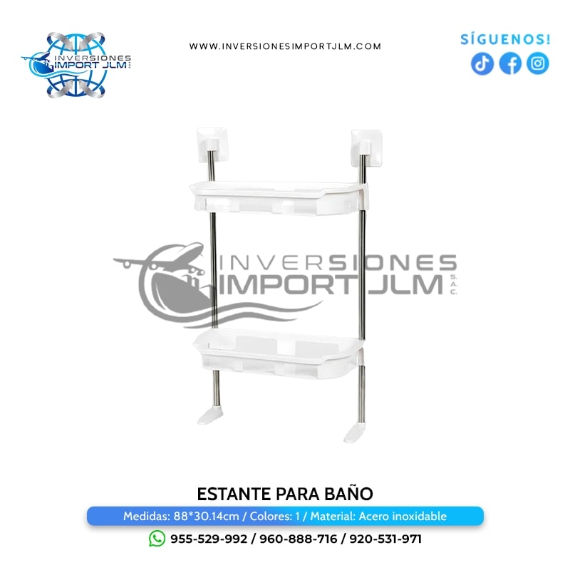 IMPORT JLM S.A.C. - ESTANTE PARA BAÑO