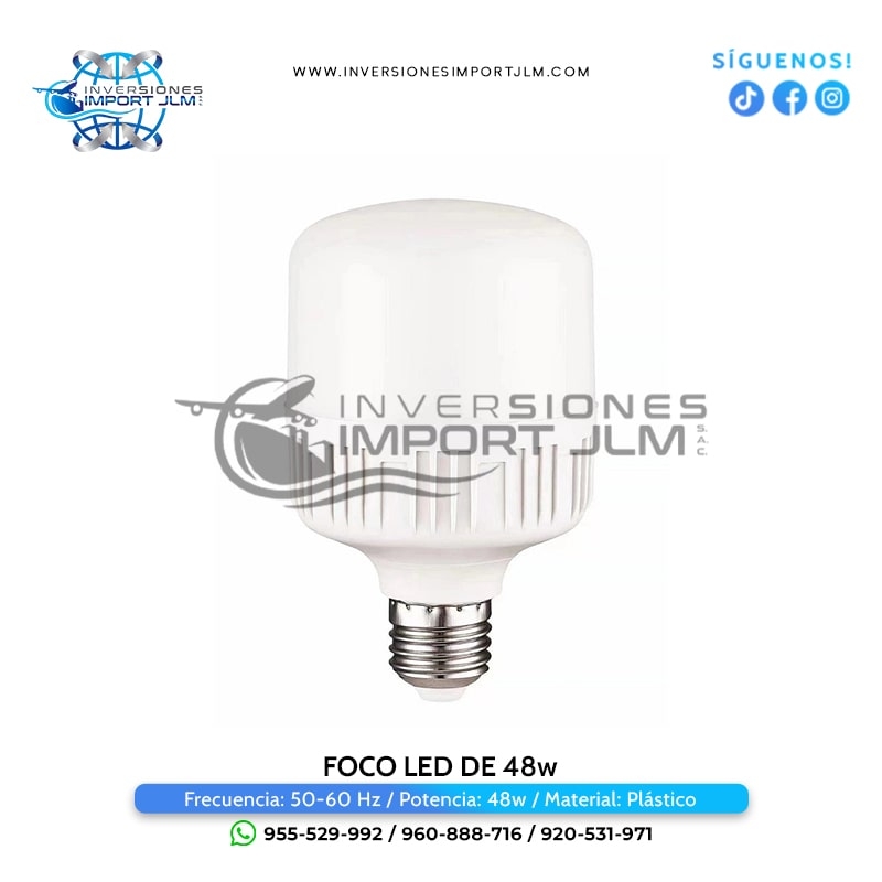 IMPORT JLM S.A.C. - FOCO LED DE 48W