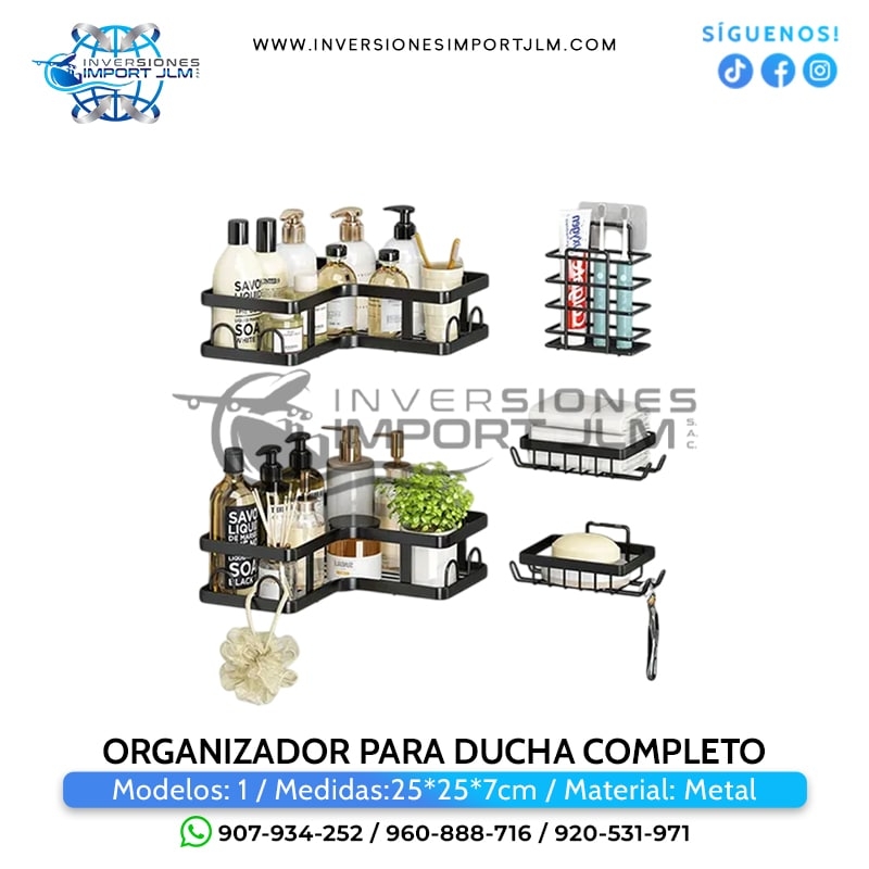 IMPORT JLM S.A.C. - ORGANIZADOR PARA DUCHA