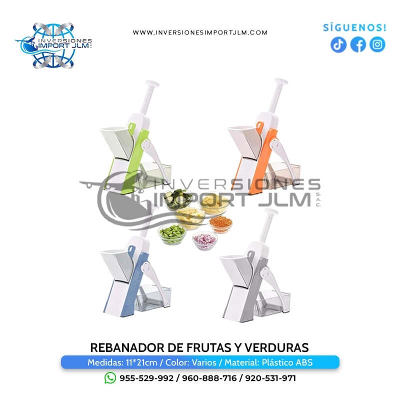 IMPORT JLM S.A.C. - REBANADOR DE FRUTAS Y VERDURAS 