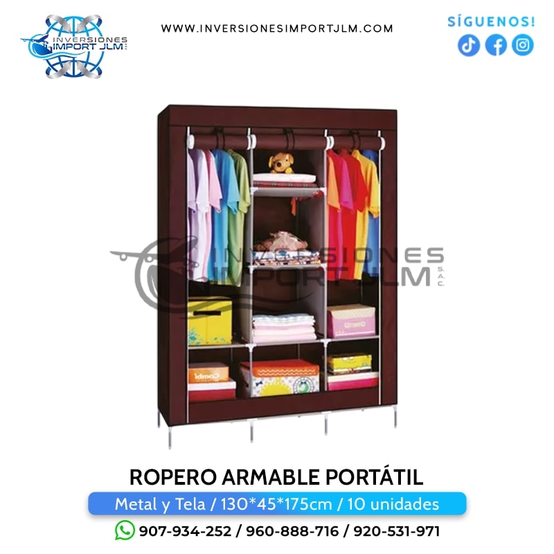 IMPORT JLM S.A.C. - ROPERO PARA DORMITORIO ARMABLE