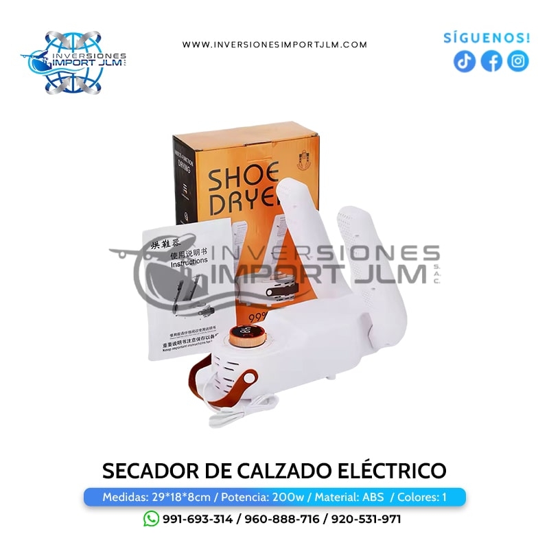 IMPORT JLM S.A.C. - SECADOR DE CALZADO ELÉCTRICO 