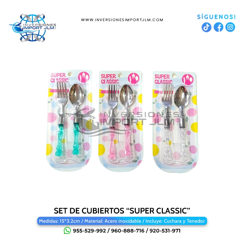 IMPORT JLM S.A.C. - SET DE CUBIERTO »SUPER CLASSIC«