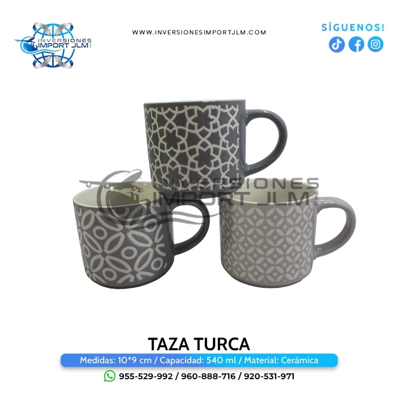 IMPORT JLM S.A.C. - TAZA MODELO »TURCA«