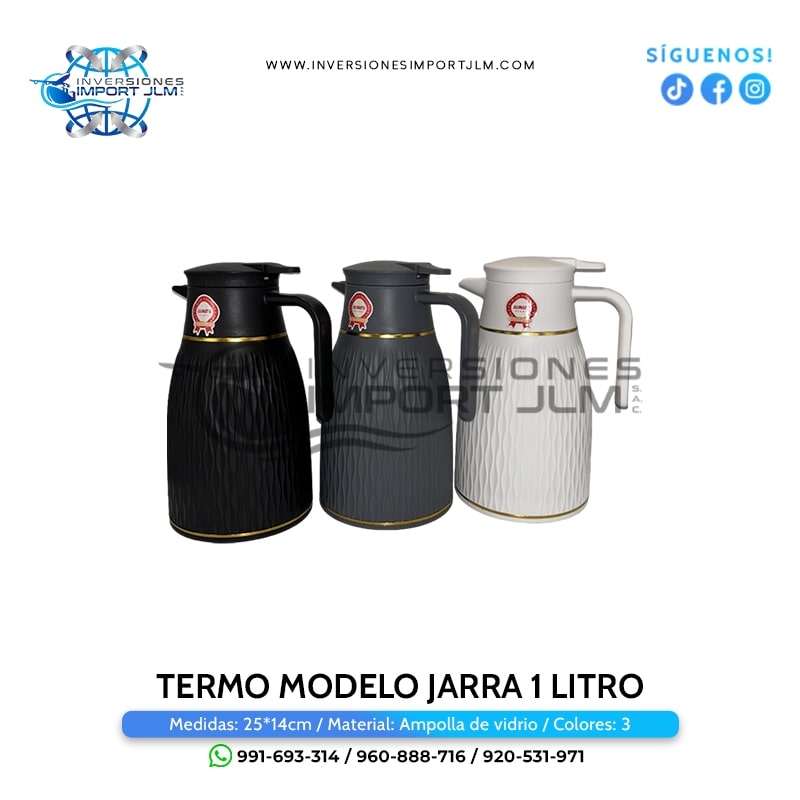 IMPORT JLM S.A.C. - TERMO MODELO JARRA DE 1 LITROS