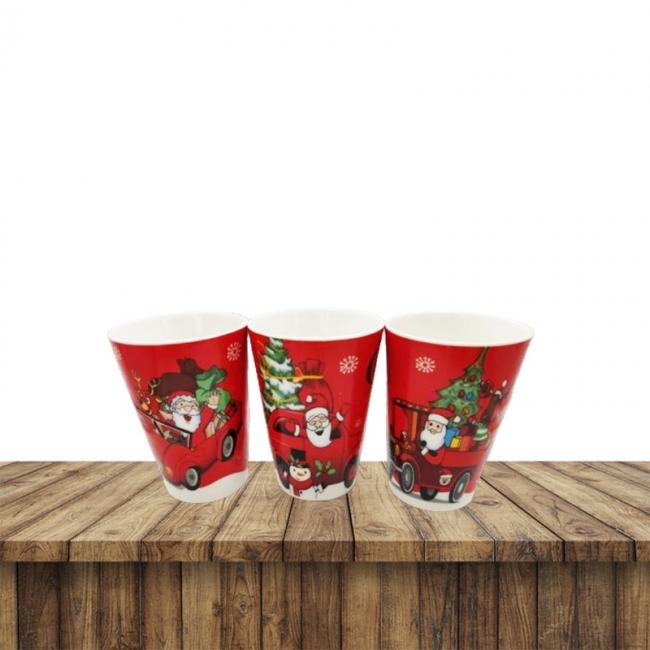 VASO NAVIDEÑO CON CUCHARITA