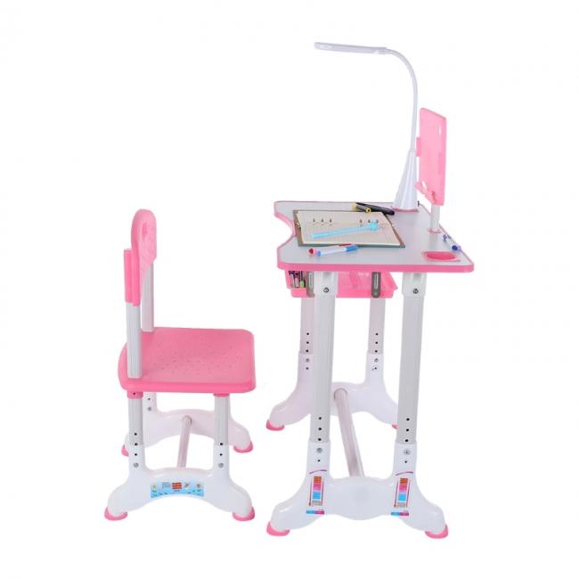 ESCRITORIO ERGONOMICO PARA NIÑAS CON LÁMPARA LED