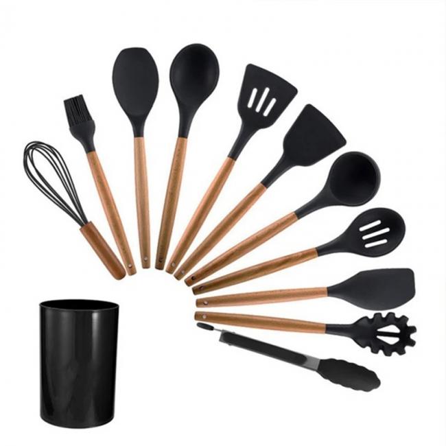 JUEGO DE UTENSILIOS DE COCINA DE SILICONA