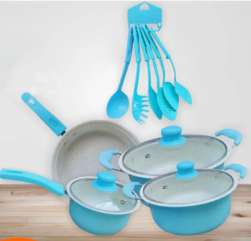 SET DE OLLAS + UTENSILIOS DE COCINA