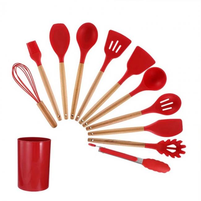 JUEGO DE UTENSILIOS DE COCINA DE SILICONA
