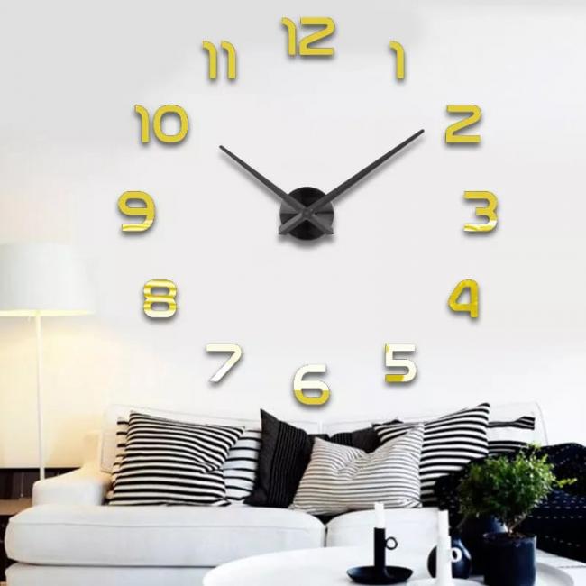 RELOJ 3D MODERNO PARA PARED