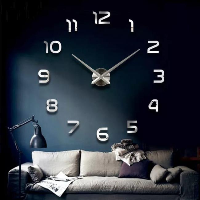 RELOJ 3D MODERNO PARA PARED