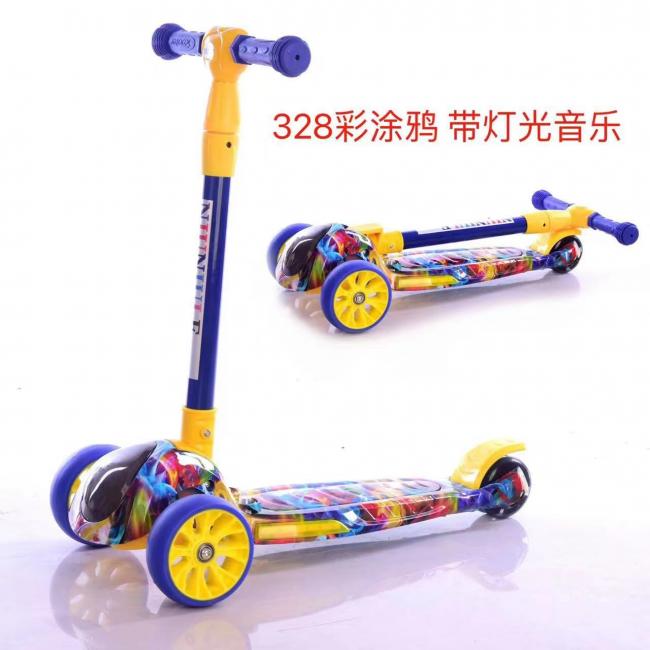 SCOOTER PARA NIÑOS MUSICAL Y CON LUCES FAST Y FUN