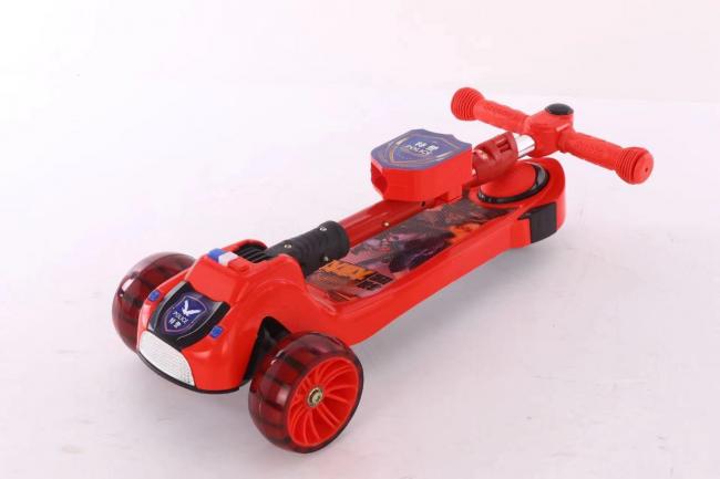 SCOOTER PARA NIÑOS MUSICAL Y CON LUCES »POLICE SPEED MASTER«