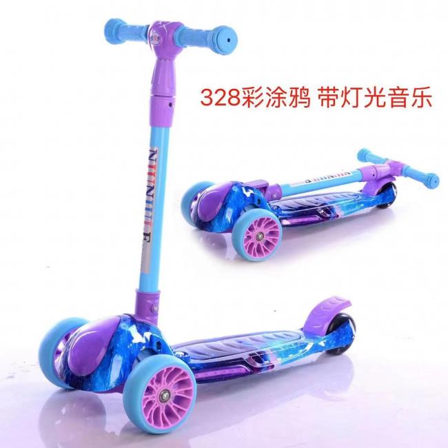SCOOTER PARA NIÑOS MUSICAL Y CON LUCES FAST Y FUN